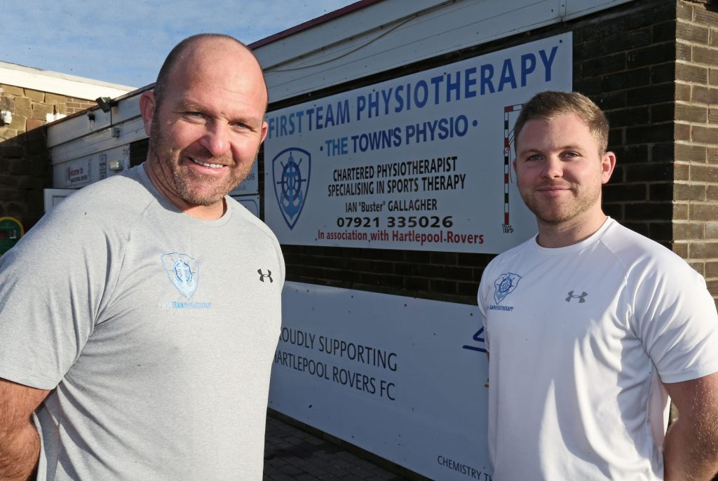 Buster’s First Team Physiotherapy opens second clinic with son