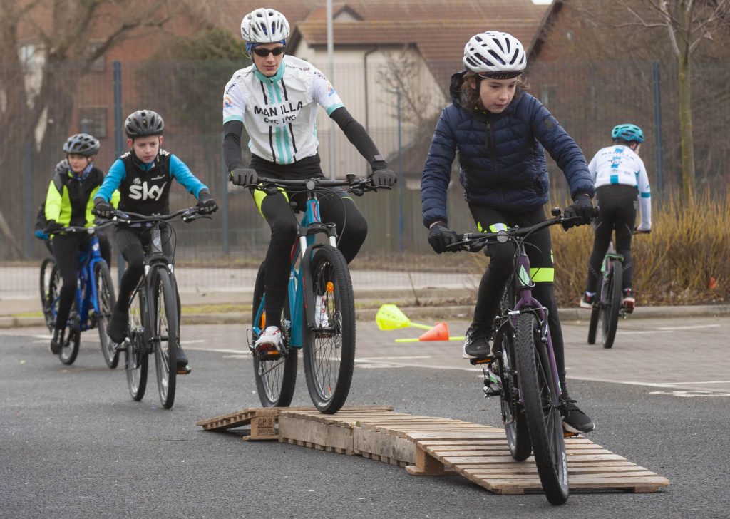 Top class cycling coach supported to help primary school children in Hartlepo...